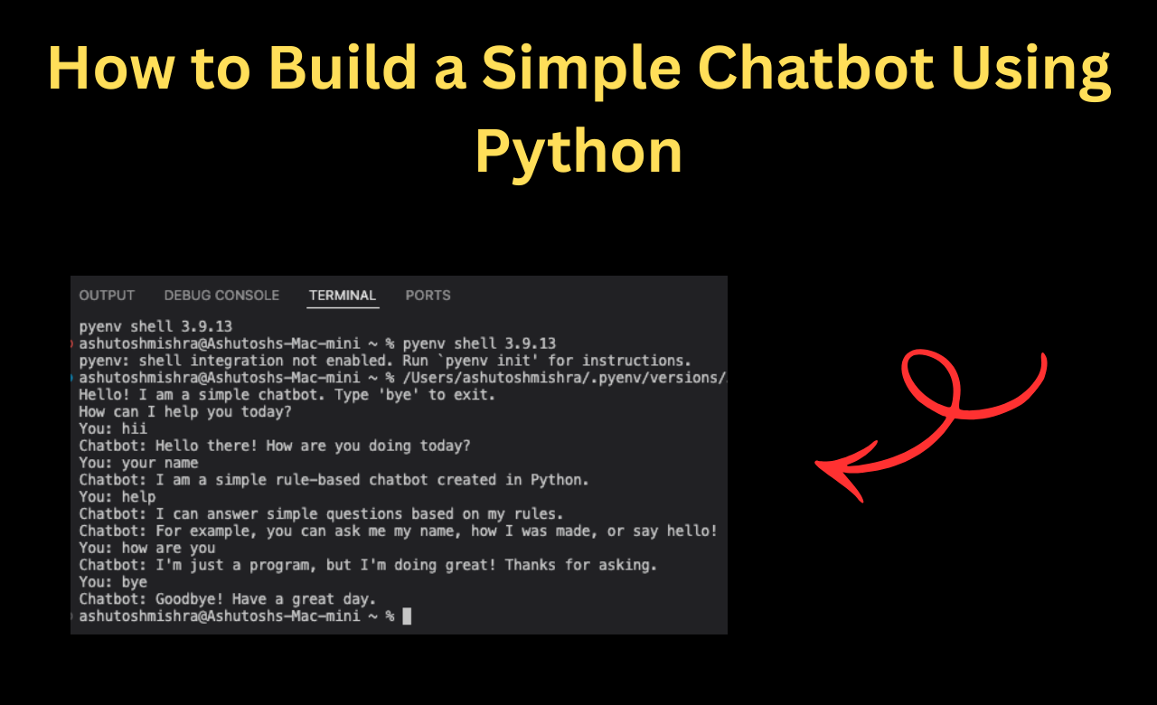 How to Build a Simple Chatbot Using Python