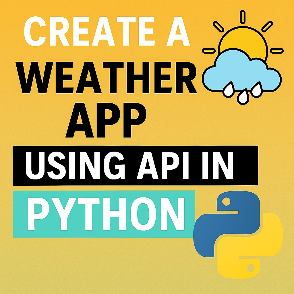 Create a Weather App using API in Python