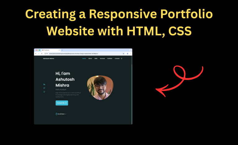 Creating a Responsive Portfolio Website with HTML, CSS