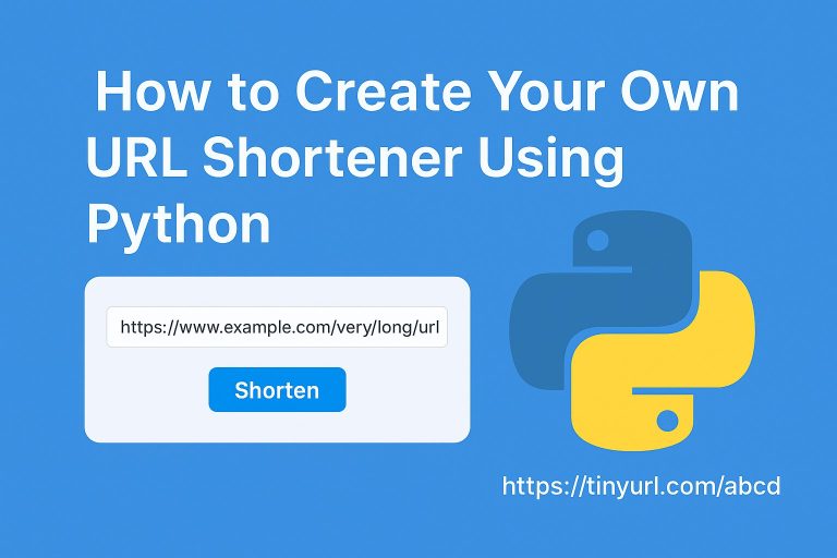 How to Create Your URL Shortener Using Python