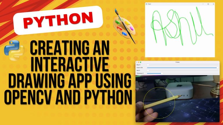 Creating an Interactive Drawing App Using OpenCV and Python (Virtual Pen)