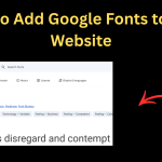 How to Add Google Fonts to Your Website